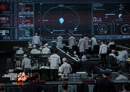 OD·综合体育LED显示屏在电影《流浪地球2》中大放异彩