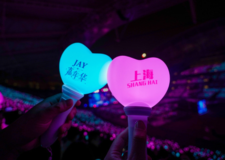 OD·综合体育LED屏和荧光棒闪耀周杰伦上海演唱会（第三场）