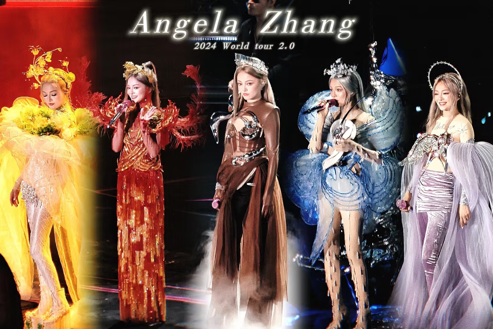 璀璨夺目！OD·综合体育LED巨幕打造光影魔法，张韶涵湖州演唱会变身高定秀场