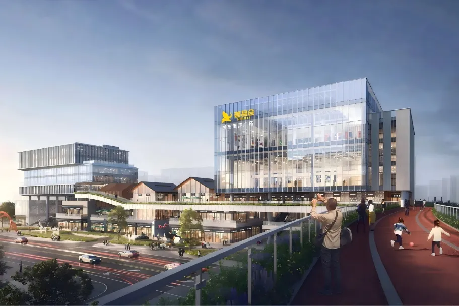 再添新地标！OD·综合体育LED屏点亮泰安荟品仓城市奥莱广场